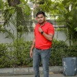 Indian entrepreneur pitching a business idea