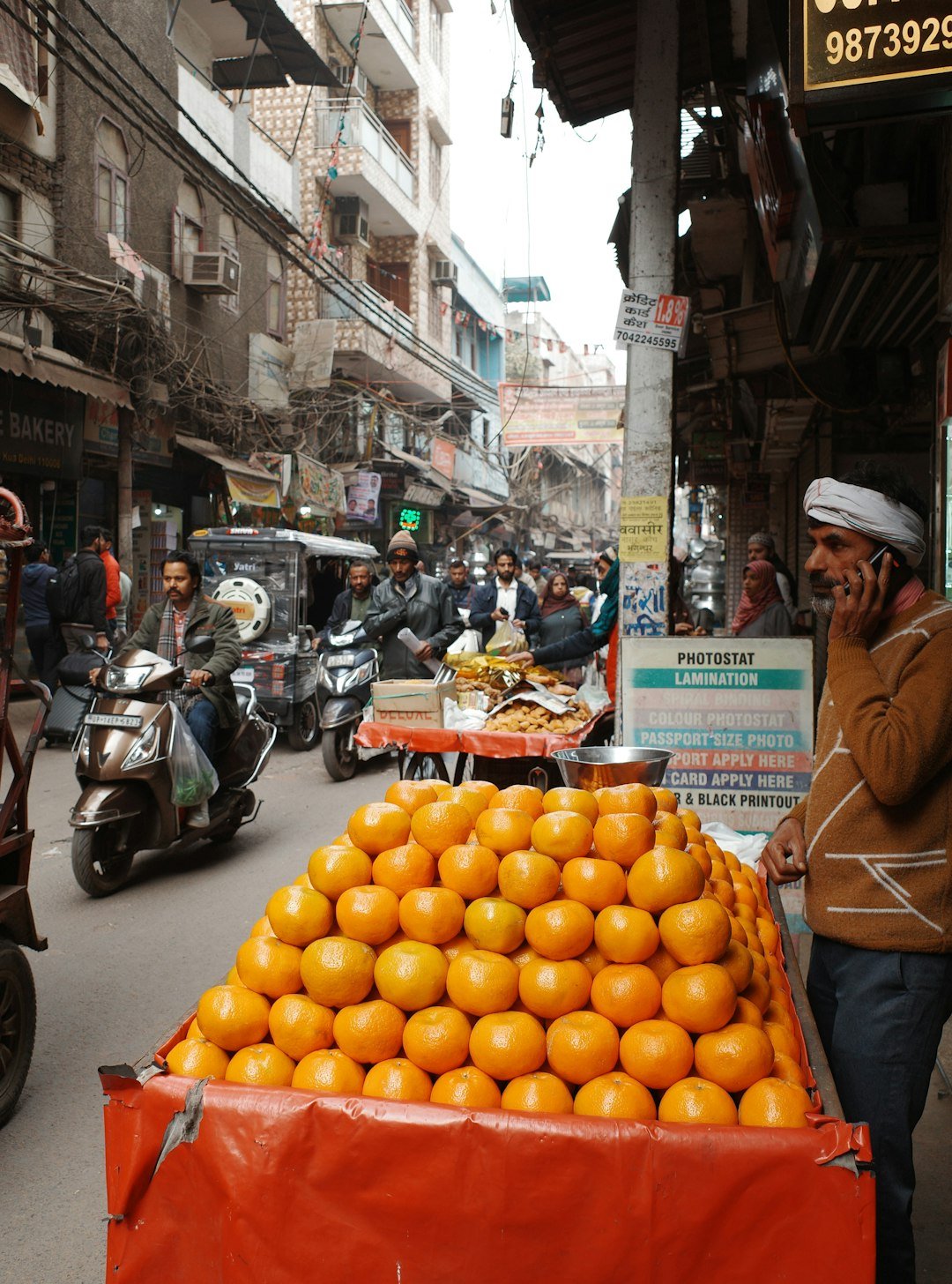 Indian street vendor
