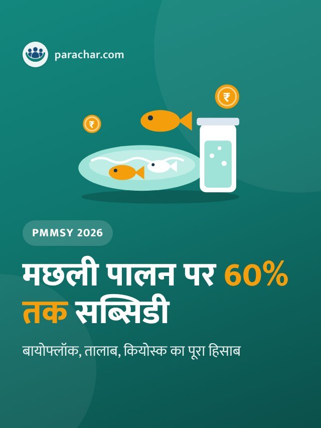 मछली पालन सब्सिडी 2026: PMMSY में 60% तक